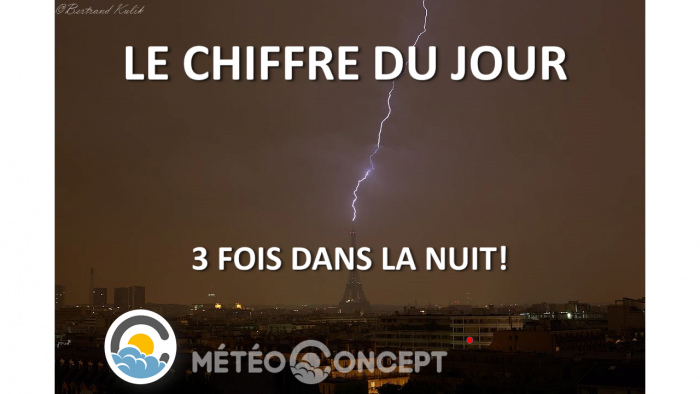 Illustration de l'actualité La Tour Eiffel à nouveau frappée la nuit dernière!