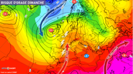 Illustration de l'actualité Risque d'orage pour dimanche sur la moitié ouest (9 mai)