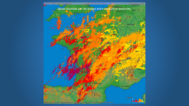 Illustration de l'actualité Les orages ont frappé plus de 80 % de l'hexagone du 3 au 5 juin 2022