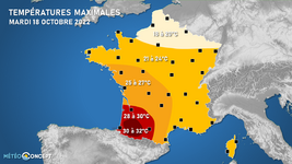 Illustration de l'actualité Des températures hors-normes au cours de ces prochaines heures !