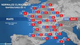 Illustration de l'actualité Quelles sont les normales saisonnières du mois de mars ?