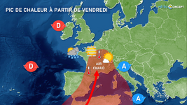 Illustration de l'actualité Coup de chaud sur la France à partir de vendredi !